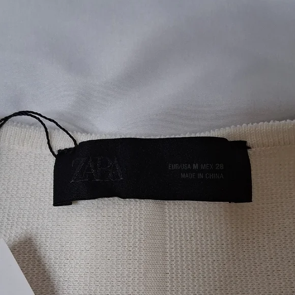 Zara Cream Bomber Jacket - Picture 2 of 5